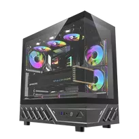 DarkFlash DS950 computer case (black) + 6 fans