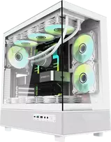 Darkflash Computer Case DPX90 White with 3 Fans
