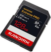 Karta SanDisk Extreme PRO - Karta pamięci flash - 128GB - Video Class V60 / UHS-II - SDXC UHS-II (SDSDXEM-128G-GN4IN) | SDSDXEM-128G-GN4IN | 619659226466