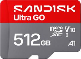 Karta SanDisk Ultra GO MicroSDXC 512GB Class 10 UHS-I/U1 A1 V10 (SDSQUGN-512G-GN6MN) | 002269810000 | 619659227784