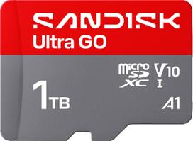 Karta SanDisk Ultra GO MicroSDXC 1 TB Class 10 UHS-I/U1 A1 V10 (SDSQUGN-1T00-GN6MN) | 002269820000 | 619659227791