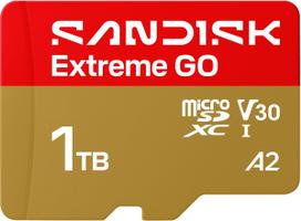 Karta SanDisk Extreme GO MicroSDXC 1 TB Class 10 UHS-I/U3 A2 V30 (SDSQXGN-1T00-GN6MN) | 002269940000 | 619659227975