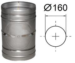 Dūmtraukio vamzdis su revizija Akvilon, L-250 mm, D-160 mm