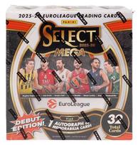 Krepšinio kortelės Panini Select Turkish Airlines Euroleague 2025/2026 Hobby Mega Box, 32 vnt.