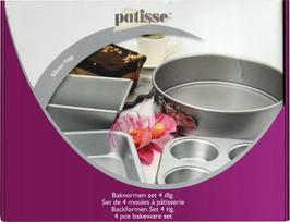 Patisse Silver-top 4 formų kepimo rinkinys