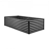 Pakelta lysvė 240x120x60 cm pilka metalinė