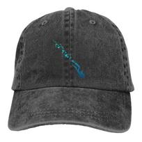 Summer Cap Sun Visor Blue Diver Hip Hop Caps Dive Scuba Diving Cowboy Hat Peaked Trucker Dad Hats Adjustable šviesiai žalios spalvos