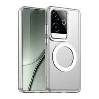Magnetinis belaidžio įkrovimo dėklas For Realme GT 6 Kinija Skaidrus dėklas For Realme GT 6 Kinija Dėklas For Realme GT 6 Kinija For Realme GT6 China balta