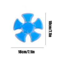PVC Gel Ice Pack Adjustable Cooling Pad for Helmets & Hats Keep Cool Reusable Cold Compress Travel Portable Outdoor Accessory mėlyna