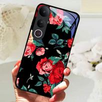 For Vivo V50 Lite Case V50Lite Tempered Glass Phone Case For VIVO V 50 Lite Cover V2441 V2440 Protective Shell Bumper Fundas vivo V50 Lite 4G black