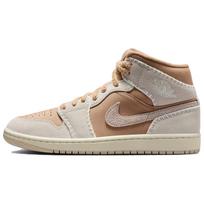 Jordan Air Jordan 1 Mid top Skateboard Shoes Women's Light Brown HV4269-200 36.5 brown