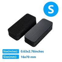 10x100cm Extra Strong Self-Adhesive Double Sided Hook-and-Loop Fastener Tape for Carpet & Car Fixing 1 Pair black