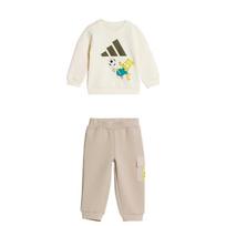 Adidas x The Simpsons Laisvalaikio sportiniai drabužiai kelnės su raišteliu vaikiškas 2 dalių komplektas kūdikiams ir mažiems vaikams JL9175 104 white