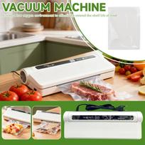 Household Vacuum Sealer Machine with Digital Control Panel for Food Storage and Preservation Suitable for Dry and Moist Modes One Size brown