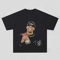 Travis Scott graphics cotton unisex shirt O-neck Short Sleeve men's Women's fashion hip-hop T-shirt fan gifts S