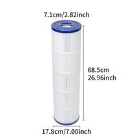 Pakeičiamas baseino filtro kasetė Jandy CS100 CS200 CL340 CL460 CL580, Suderinama su Pleatco Unicel Filbur Ultral, Ilgalaikis filtravimas white