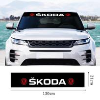Priekinio stiklo lipdukas Automobilio dekoracija Automobilio priekinio stiklo lipdukas Stiliaus lipdukas Skoda Yeti VRIS Octavia a5 Karoq kyvc74 black