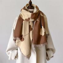 Luxury Winter Scarf Women Cashmere Warm Pashmina Brand Foulard Female Shawls Wraps Thick Soft Bufanda Poncho Scarves Stole