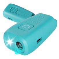 Ultrasonic Dog Repeller Stop Aggressive Animal Attacks Dog Chaser Stop Bark Device with LED Flashlight Pet Dog Training Tools mėlyna