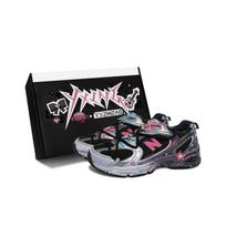 New Balance NB 530 Running Shoes Unisex Black Silver Purple MR530SG(Team186-S-BOX) 37.5