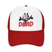 Felixed  The Cat CLASSIC ANIMATED  Trucker Hats Unisex  Dad Hat Sun Caps Golf Hats Adjustable Polyester Mesh Baseball Cap One Size white
