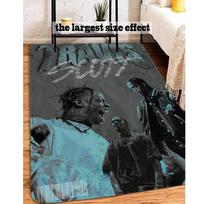 Hip Hop Singer T-Travis S-Scott Floor Mat INS Style Soft Bedroom Floor House Laundry Room Mat Anti-skid Household Carpets 40cm x 60cm