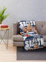 Bailey Smith Geelong Football Club AFL Aussie Rules Footy Throw Blanket  Soft Cozy Team Spirit Home Textile 80x120cm(31x47inch) gray