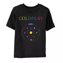 Nauja grupės Coldplay Dovana Gerbėjams Unisex S-5XL Marškinėliai NW02_347 Unisex T-shirt M black