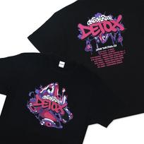 2026 ONE OK ROCK DETOX Live Venue Print T-shirt Drip Cartoon Loose Cotton Unisex Multi Color Streetwear Tops L