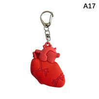 Syringe Shaped Medication Aid Ampoule Opener Bottle Keychain Rubber Cutter for Medical Workers Use A5 blue