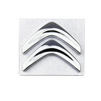 Automobilio vairo centrinis emblemos logotipas lipdukas Citroen C1 C2 C3 C4L C5 C-Elysee DS3 Xsara Berlingo Jumpy Picasso priedams AO0 sidabras