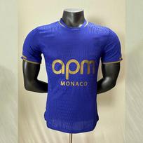 25-26 player edition Monaco away short-sleeve football jersey M mėlyna