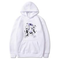 Women's Long Sleeves Joggers Brand Sweatshirt Killua Zoldyck Hoddies for Teens Y2k Clothes Tops Japanese Anime Kawaii Hooded S