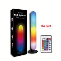 1 vnt. RGB garso fiksavimo lemputė, muzikos ritmo šviesos, patobulintas USB įkraunamas modelis, Kalėdų dekoracija, stalinis RGB šviesos diodas, muzikos ritmas black
