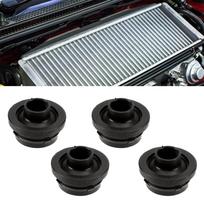 4x Radiatoriaus tvirtinimo izoliatoriaus guminės pagalvėlės įvorės komplektas Toyota RAV4 2006-2018 gray