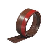 100cm Silicone Rubber Door Strip Self Adhesive Backing Door Seal for Window or Door Gap brown