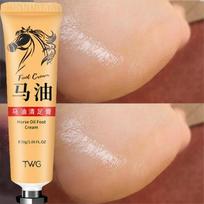 Anti-cracked foot cream, repairing cracked heels, horse oil cream, smoothing, removing dead skin and calluses, anti-drying, hand and foot skin care 1pc brown
