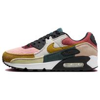Nike Air Max 90 Daugiaspalviai Velūriniai Moteriški Sportbačiai Juodi Bronziniai Raudoni-Žvaigždžių Dulkės FB8455-001 38.5