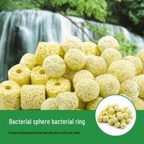 Nano Infrared Aquarium Filter Balls for Nitrifying Bacteria, 500g Yellow Bacteria Ring 500g yellow