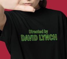 Directed by David Lynch T-Shirt Surrealist Cinema Legend M beige
