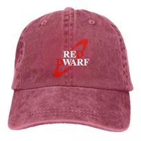 Washed Unisexs Baseball Cap Red Dwarf Logo Trucker Snapback Caps Dad Hat Red Dwarf Golf Hats One Size brown