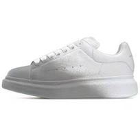 Alexander McQueen Oversized Sneaker 'White Grey Velvet Spray' Women's 586388WHWM29705 35.5 white