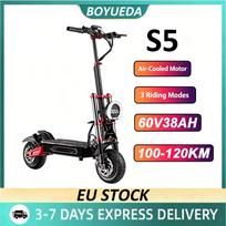 BOYUEDA S5 Electric Scooter Air-Cooled Motor NFC Activated App Control 60V38AH Battery Silent Tires for Urban Commuting