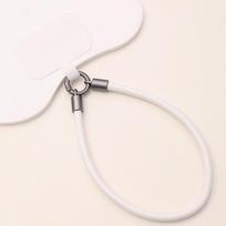 Leather Phone Charm: Anti-Drop Wrist Strap & Sturdy Lanyard for Men & Women gray