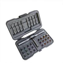 32-in-1 High Hardness Magnetic Screwdriver & Ratchet Wrench Set gray