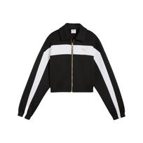 PUMA Relaxed Crop Comfortable Fashionable Versatile Jacket Women jackets Black 633773-01 L white