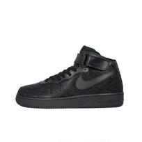 Nike Air Force 1 Abrasion Resistant Mid top Skateboard Shoes Unisex Black CW2289-001(Team133-mid) 39 black