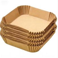 50Pcs Air Fryer Disposable Paper Non-Stick Airfryer Baking Papers Square/Round Air-Fryer Paper Liners Paper Kitchen Accessories