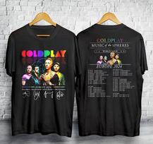 HOT Coldplay Band Music The Spheres World Tour Europe 2024 Merch Shirt IM0243 XXXXL black
