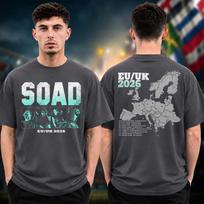 Rock Band System Of A Down Soad Eu Uk Tour 2026 Unisex Tshirt Cotton Y2k Retro Rock Unisexs Unisexs Oversize Breathable Shirt Top 4XL gray